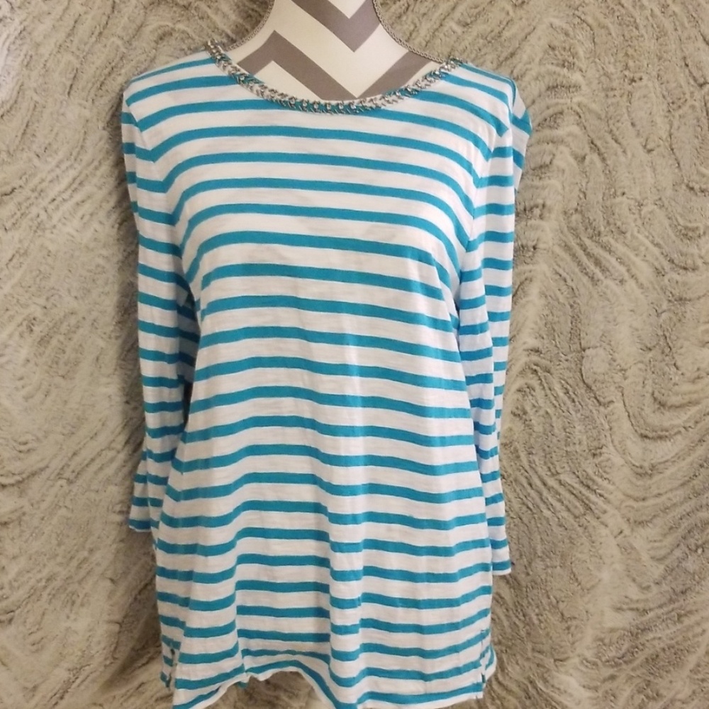 Clearance 🛍 Chicos 2( L 12 /14) 3/4 sleeve top